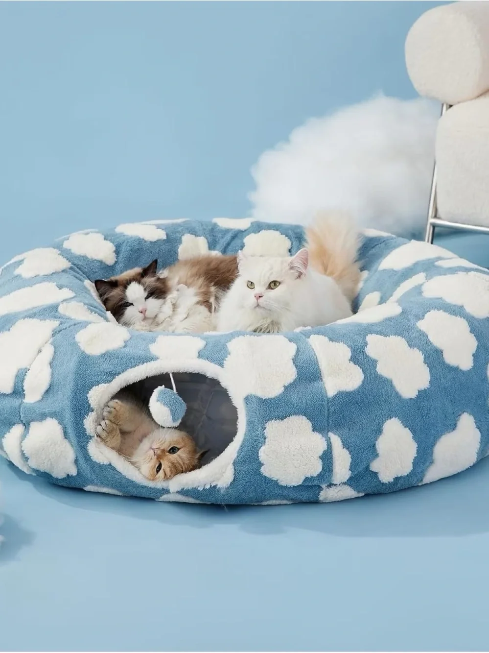 BEDSURE BLUE CAT TUNNEL CLOUDS